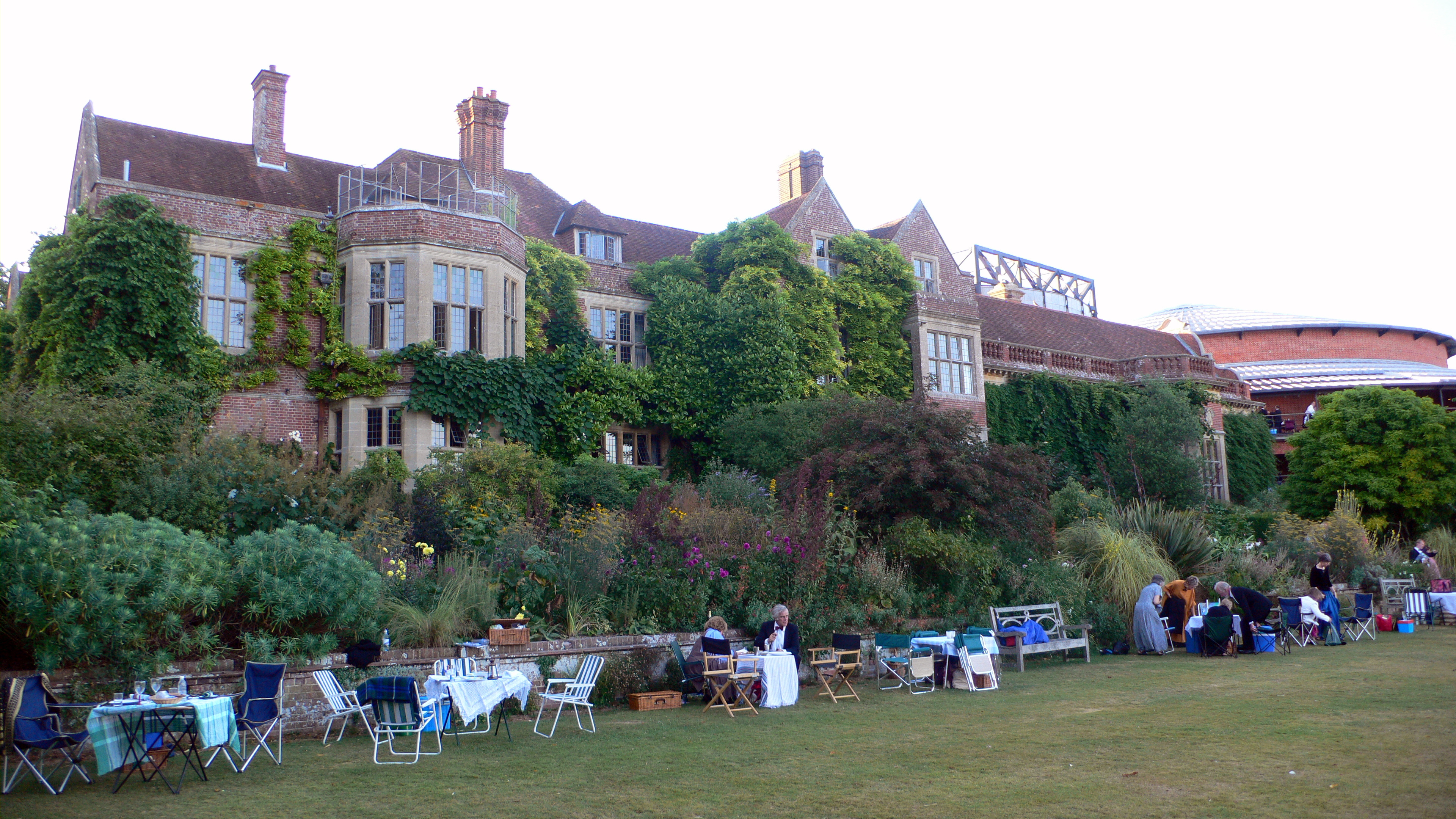Glyndebourne opera house and gardens near Lewes